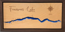 Load image into Gallery viewer, Custom Lake 3D Wood map (8x18”)