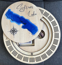 Load image into Gallery viewer, Cribbage board Sylvan Lake , AB