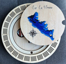 Load image into Gallery viewer, Cribbage board Lac La Nonne , Alberta