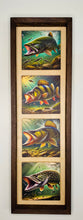 Load image into Gallery viewer, Underwater Predators Collection - Framed Fish Portraits .Canvas print