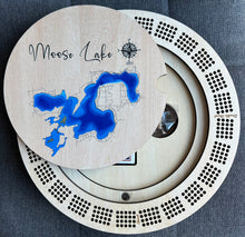 Load image into Gallery viewer, Cribbage board Moose Lake , Alberta