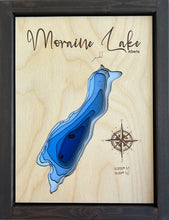 Load image into Gallery viewer, Moraine Lake , Alberta 3D Wood Map (10x13”)