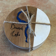 Load image into Gallery viewer, Branch  Lake, SK set of 4 Coasters