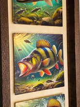 Load image into Gallery viewer, Underwater Predators Collection - Framed Fish Portraits .Canvas print