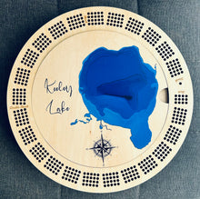 Load image into Gallery viewer, Cribbage board Keeley Lake , Saskatchewan