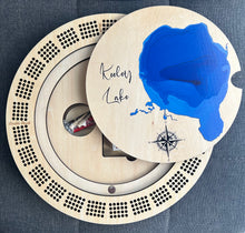 Load image into Gallery viewer, Cribbage board Keeley Lake , Saskatchewan
