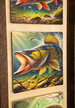 Load image into Gallery viewer, Underwater Predators Collection - Framed Fish Portraits .Canvas print