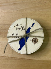 Load image into Gallery viewer, Turtle Lake, SK set of 4 Coasters