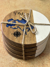 Load image into Gallery viewer, Makwa Lake, SK set of 4 Coasters