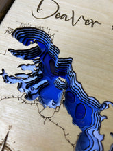 Load image into Gallery viewer, Beaver Lake , Alberta #D Wood Map (10x13”)
