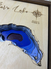 Load image into Gallery viewer, Lesser Slave Lake , Alberta 3D Wood Map (10x13”)