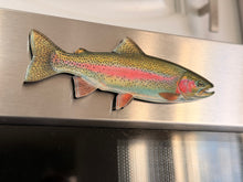 Load image into Gallery viewer, Rainbow Trout Fridge Magnet 2x5”