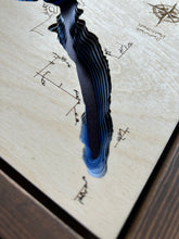 Load image into Gallery viewer, Red Deer Lake , Alberta 3D Wood Map (10x13”)