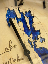 Load image into Gallery viewer, Lake Manitoba, Manitoba, 14” Wall Clock