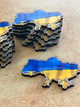 Load image into Gallery viewer, Ukraine Strong. Magnet.