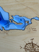 Load image into Gallery viewer, Lac Des Iles, XL , Saskatchewan, 3D Wood Map
