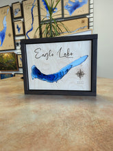 Load image into Gallery viewer, Eagle Lake, Saskatchewan 3D Wood Map (10x13”)