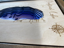 Load image into Gallery viewer, Brightsand Lake , Saskatchewan 3D Wood Map (10x13”)