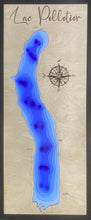 Load image into Gallery viewer, Lac Pelletier , Saskatchewan 3D Wood Map