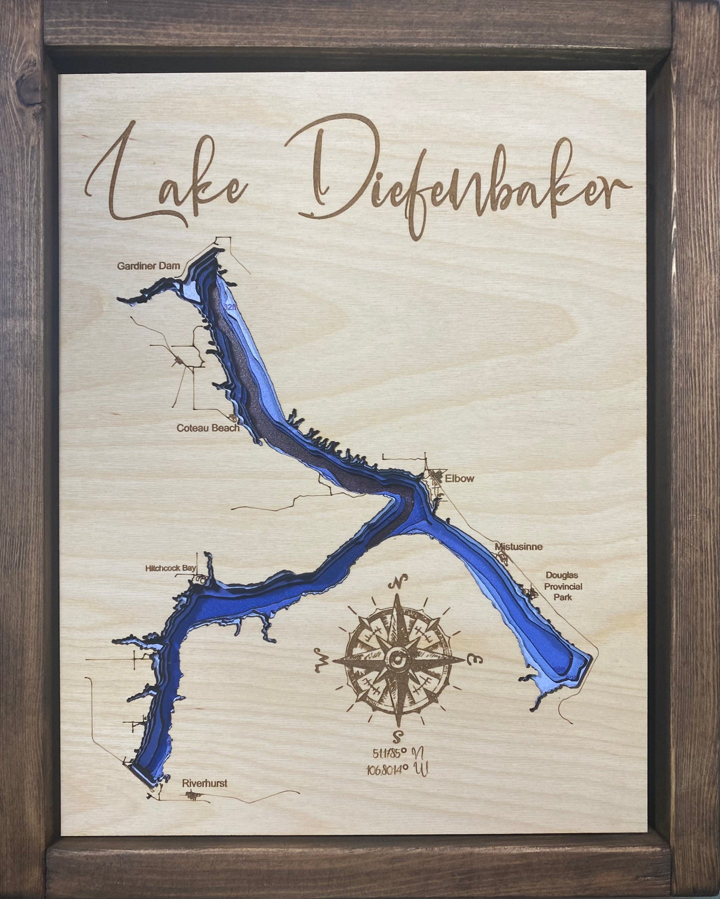 Lake Diefenbaker , Saskatchewan (10x13”)