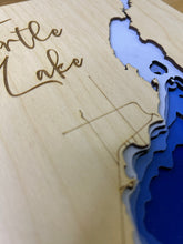 Load image into Gallery viewer, Turtle  Lake , Saskatchewan 3D wood map (10x13”)
