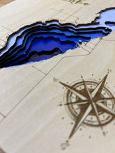 Load image into Gallery viewer, Turtle  Lake , Saskatchewan 3D wood map (10x13”)
