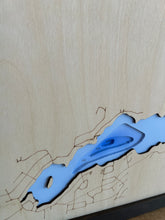 Load image into Gallery viewer, Deka Lake , British Columbia, 3D Wood Map
