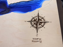 Load image into Gallery viewer, Salmon Lake , British Columbia 3D Wood Map
