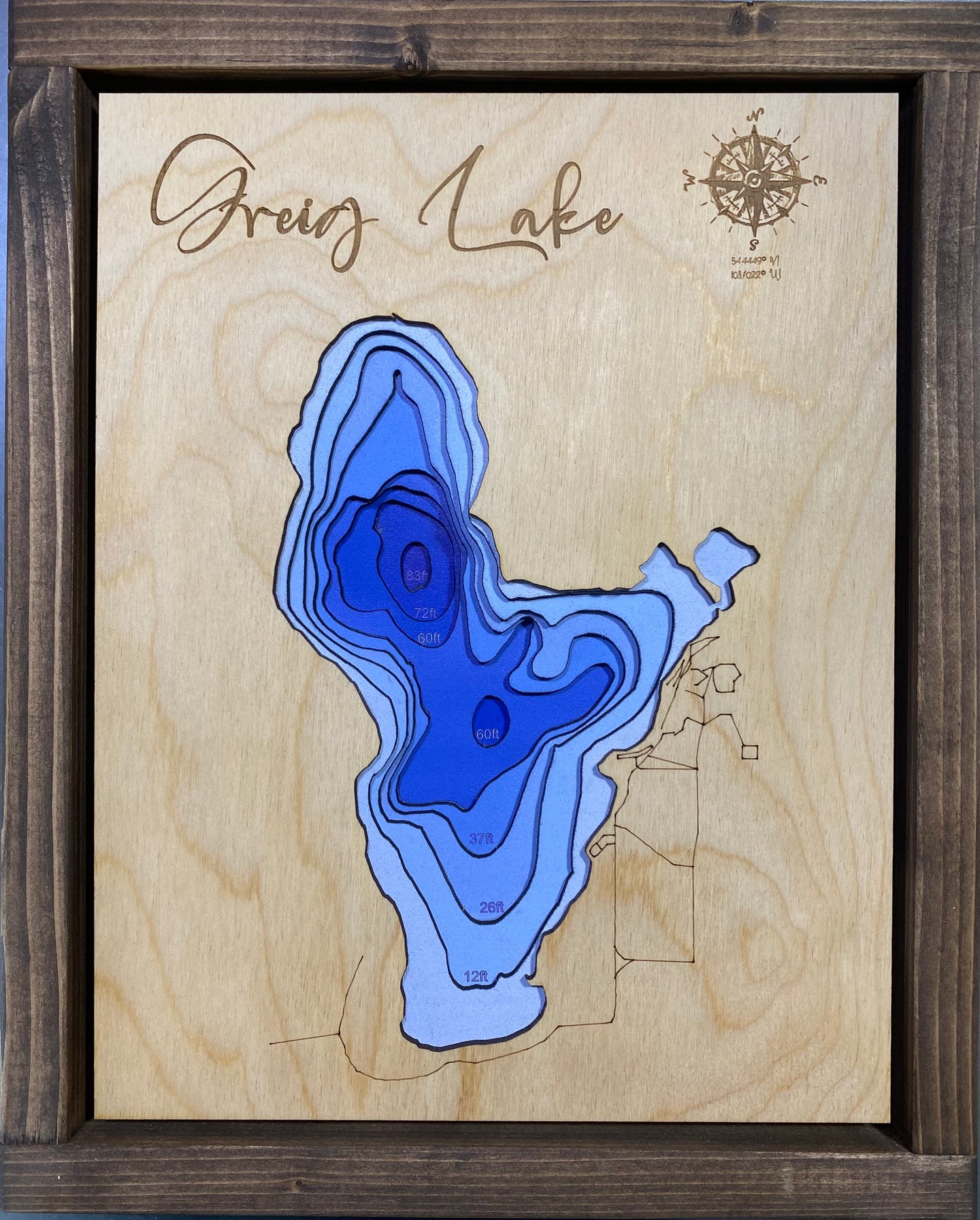 Greig  Lake , Saskatchewan (10x13”)