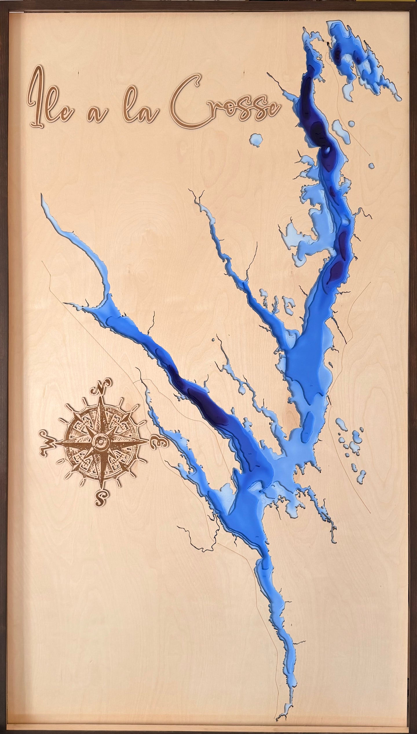 Custom Maps of Ile a La Crosse