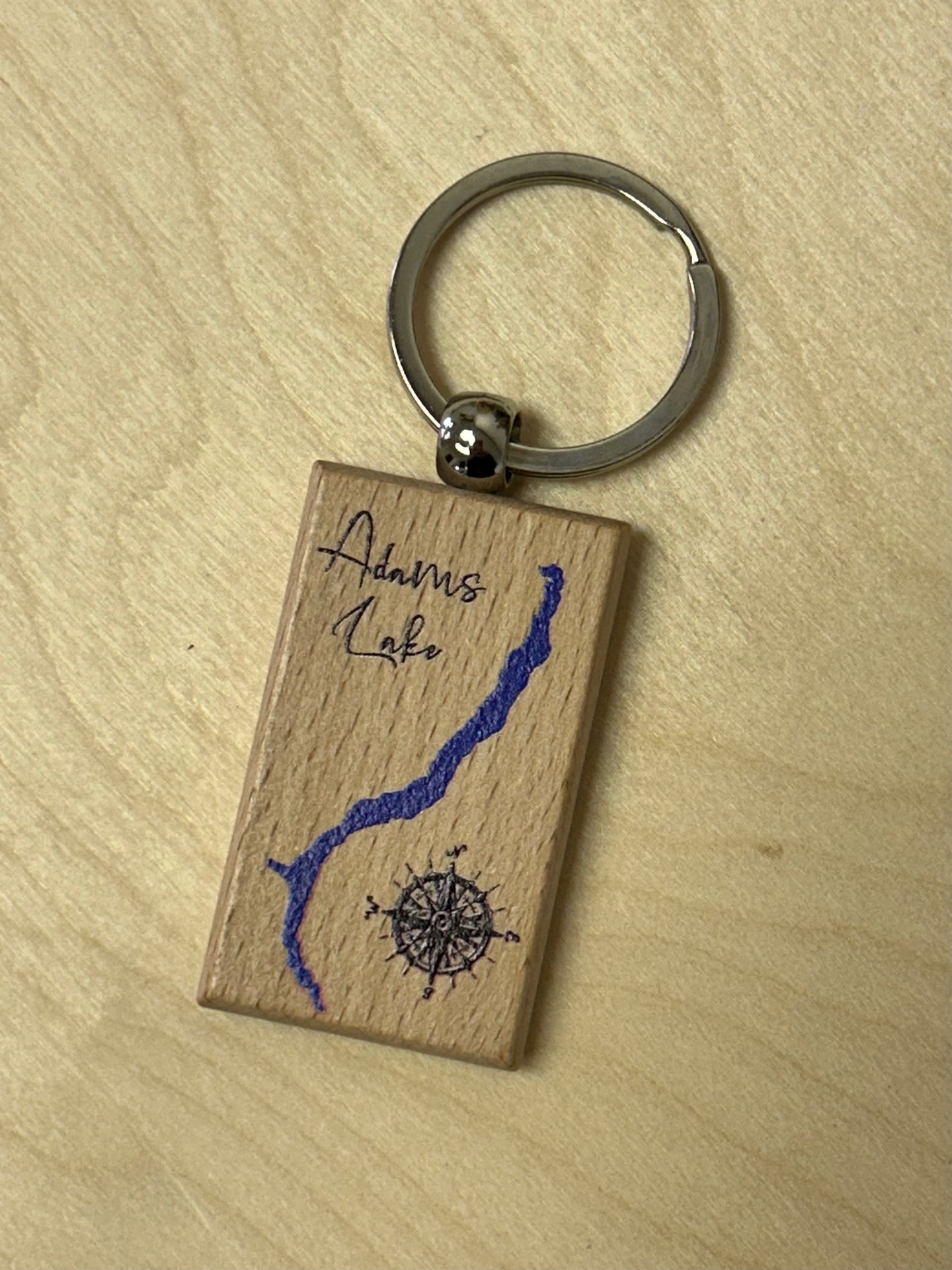 Adams Lake, BC Keychain