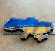 Load image into Gallery viewer, Ukraine Strong. Magnet.
