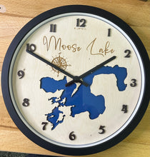 Load image into Gallery viewer, 14”  Wall Clock Moose Lake , AB
