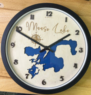 14”  Wall Clock Moose Lake , AB