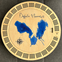 Load image into Gallery viewer, Cribbage board Buffalo Narrows, Saskatchewan
