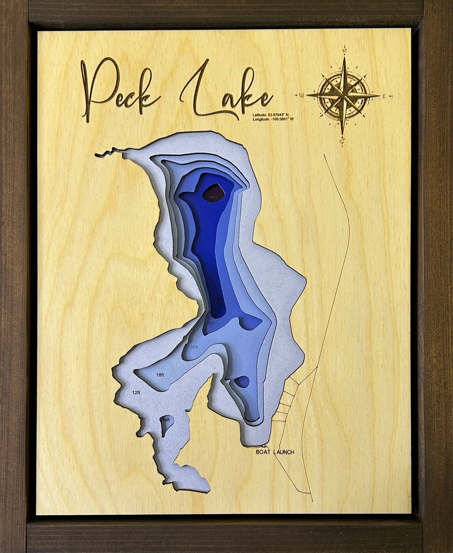 Peck Lake  , Saskatchewan (10x13”)