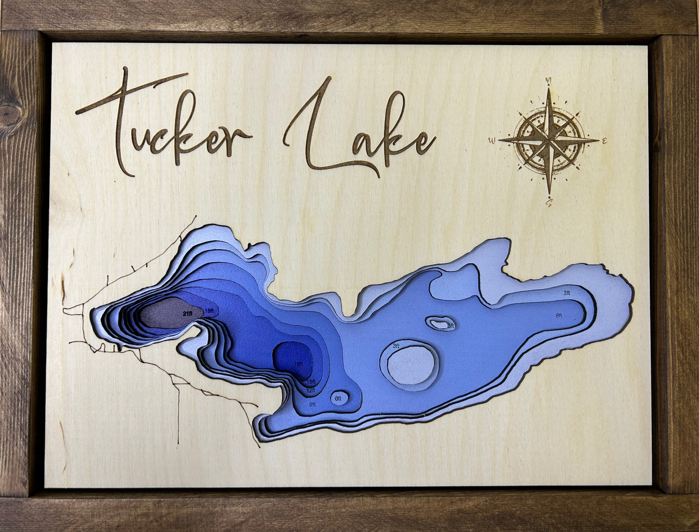 Tucker Lake , Alberta (10x13”)