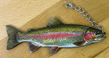 Load image into Gallery viewer, Rainbow Trout 2x5” , Keychain
