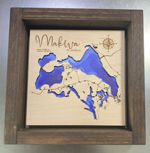 Load image into Gallery viewer, Makwa lake map  8x8”
