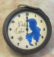 Peck Lake , SK 12in Wall Clock