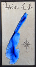 Load image into Gallery viewer, Helene Lake , Saskatchewan 3D Wood map
