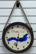 Murphy Lake , Saskatchewan 12in Wall Clock