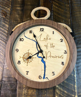 12” Wall Clock Lake of the Prairies, SK, MB