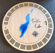 Lake Cribbage Board