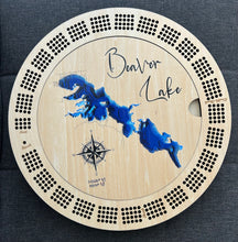 Load image into Gallery viewer, Cribbage board Beaver Lake , AB
