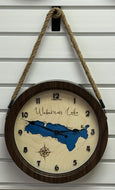 Wabamun Lake , Alberta 12in Wall Clock