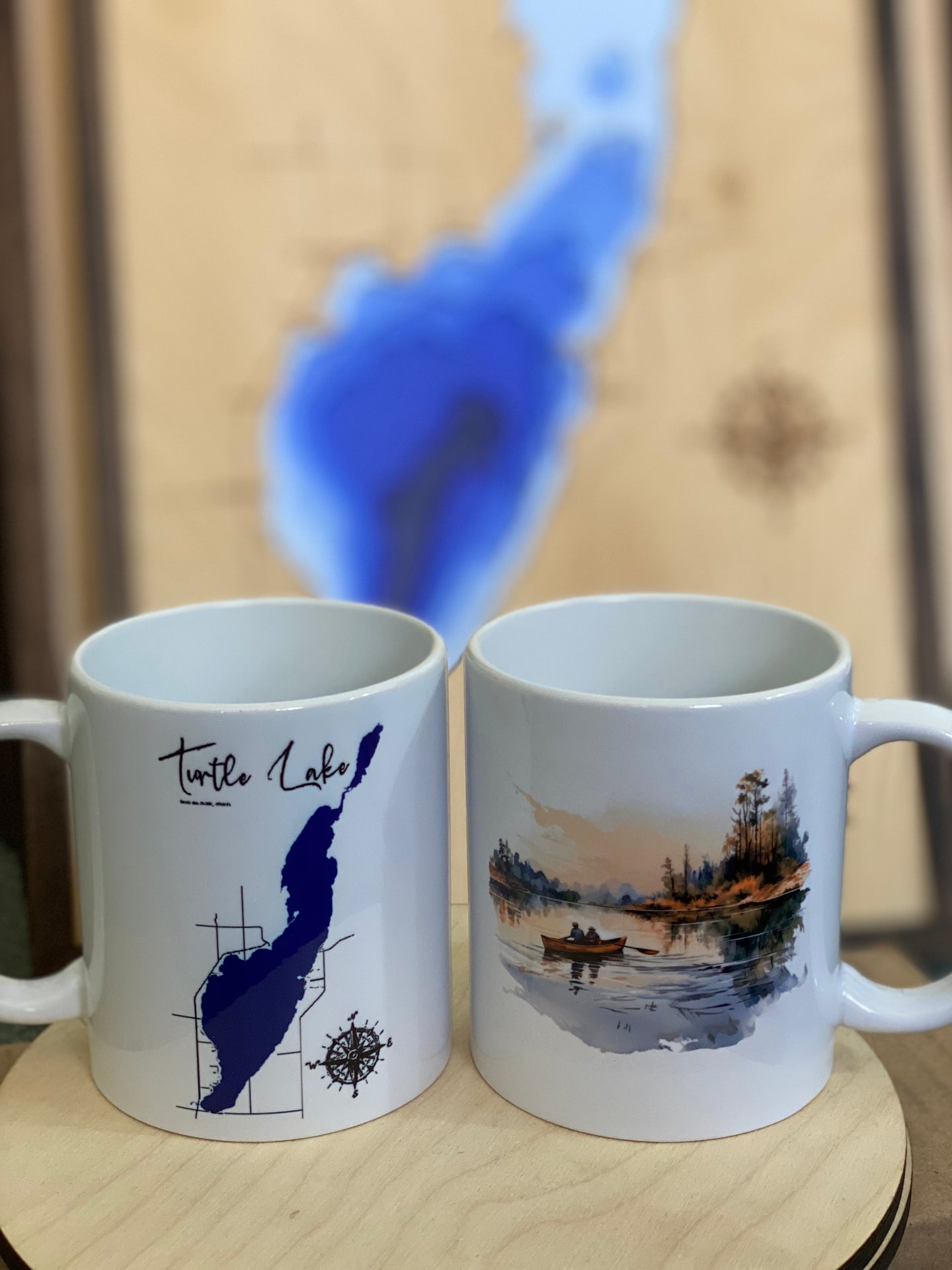 Turtle Lake Ceramic Mug