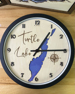 14” Wall Clock Turtle Lake , SK