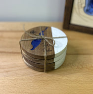 Turtle Lake, SK set of 4 Coasters