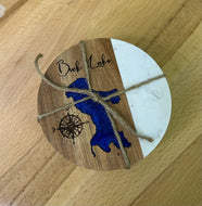 Buck Lake, AB set of 4 Coasters